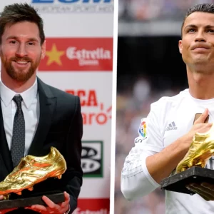 Current highest golden boot winner: Lionel Messi leads the list having won it six times.